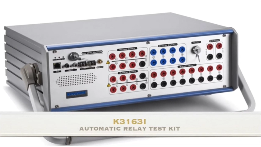 K3163i Test Harmonic Function e segnale di valore campione IEC61850