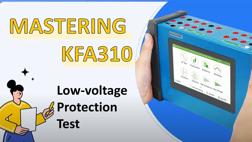 Master KFA310: Test di protezione a bassa tensione