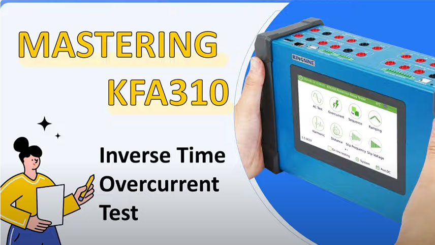 Master KFA310: Test di sovracorrente del tempo inverso