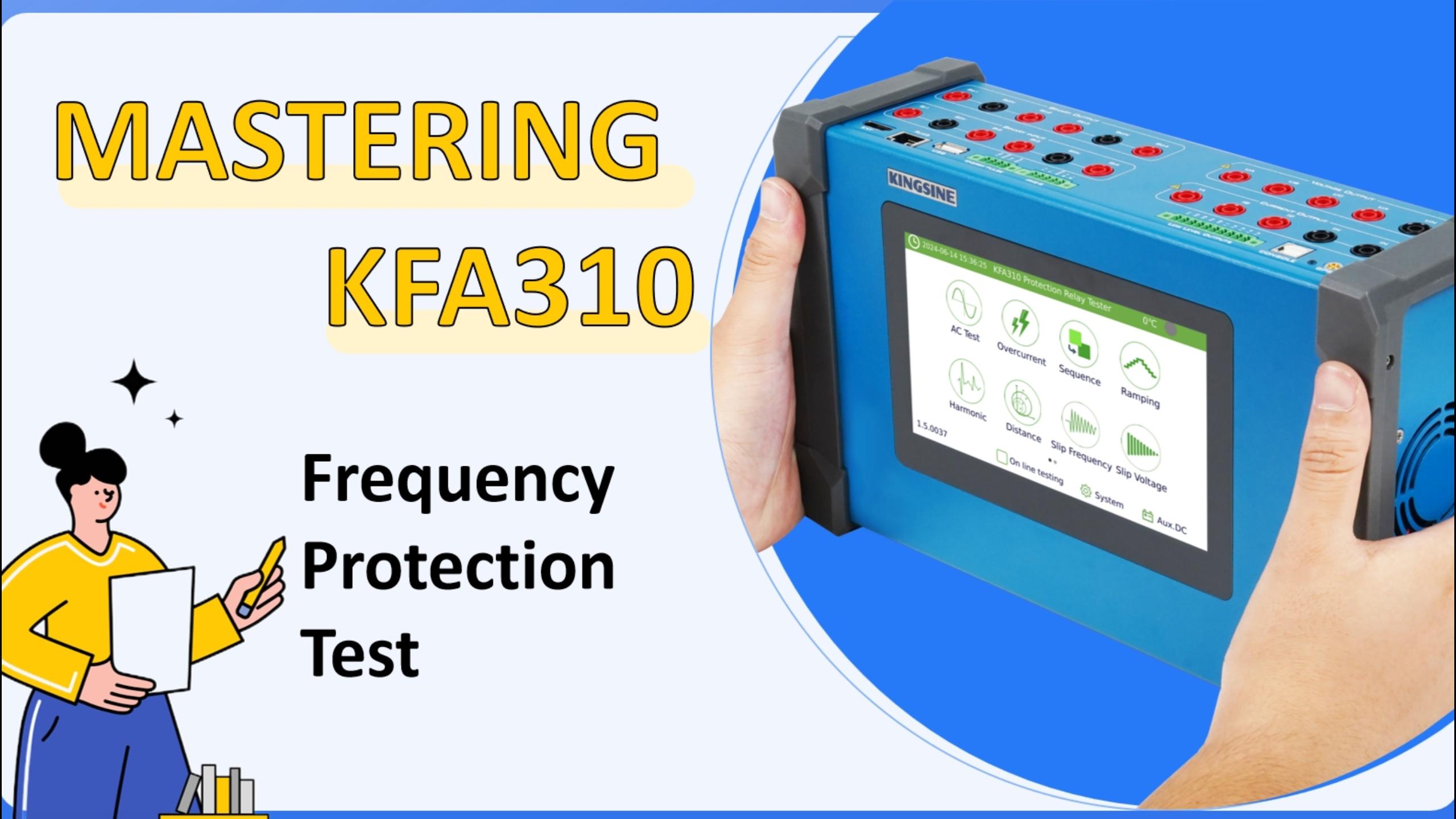 Master KFA310: Test di frequenza